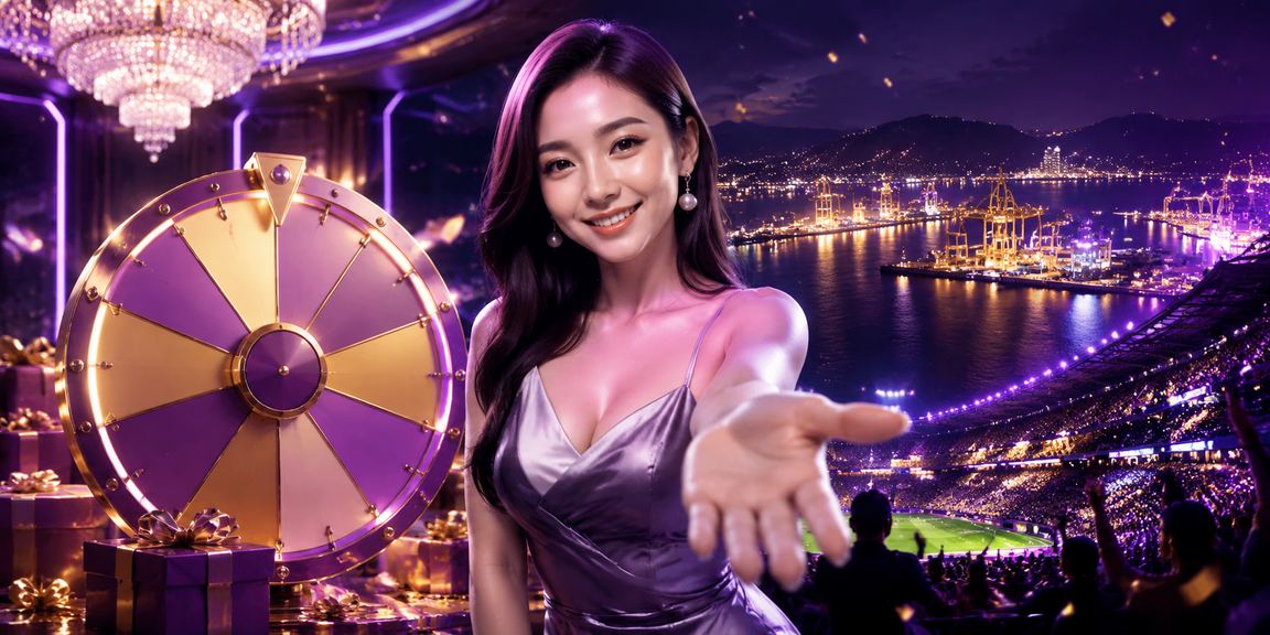 Bàn roulette neon sáng rực tại Vũng Tàu – không khí casino sống động trong đêm